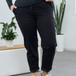 Панталони 26.1530 двуконечен трикотаж, цвят Черен, 48(XL), 50(XXL), 52(3XL)