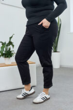 Pantaloni 26.1530 tricot dublu, culoare Negru, 48(XL), 50(XXL), 52(3XL) - Image 2