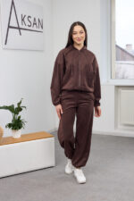 Set 26.2851 piele întoarsă subțire, culoare Ciocolata inchisa, 40(XS), 42(S), 44(M)