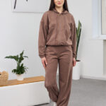 Set 26.2851 piele întoarsă subțire, culoare Ciocolată deschisă, 40(XS), 42(S), 44(M)