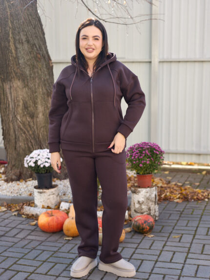 Костюм 25.2493 б.б Байка, колір Темний шоколад, 48(XL), 50(ХХL), 52(3XL)