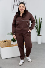 Комплект 26.2727 костюмна лакоста, цвят Тъмен шоколад, 48(XL), 50(XXL), 52(3XL) - Image 2