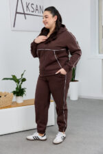 Комплект 26.2727 костюмна лакоста, цвят Тъмен шоколад, 48(XL), 50(XXL), 52(3XL) - Image 4