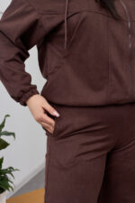 Set 26.2851 dünnes Wildleder, Farbe Dunkle Schokolade, 46(L), 48(XL), 50(XXL) - Image 3