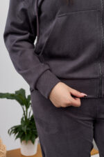 Костюм 26.2855 б Замш тонкий, колір Графіт, 46(L), 48(XL), 50(ХХL) - Зображення 3