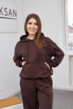 Комплект 26.2859 трикотаж петля, цвят Тъмен шоколад, 40(XS), 42(S), 44(M) - Image 4