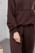 Комплект 26.2859 трикотаж петля, цвят Тъмен шоколад, 40(XS), 42(S), 44(M) - Image 3