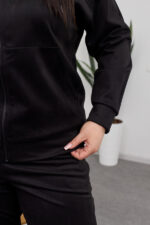 Костюм 26.2855 с б Замш тонкий, колір Чорний, 52(3XL), 54(4XL), 56(5XL) - Зображення 3