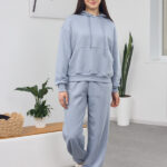Комплект 26.2859 трикотаж петля, цвят Сребристо небесен, 40(XS), 42(S), 44(M)