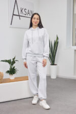Set 26.2859 Loopback-Strickstoff, Farbe Melange, 40(XS), 42(S), 44(M)