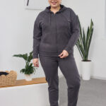 Set 26.1417 thin suede, color Graphite, 54(4XL), 56(5XL), 58(6XL)