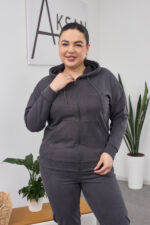 Set 26.1417 dünnes Wildleder, Farbe Graphit, 54(4XL), 56(5XL), 58(6XL) - Image 4