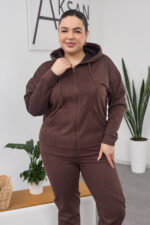 Komplet 26.1417 cienki zamsz, kolor Ciemna czekolada, 48(XL), 50(XXL), 52(3XL) - Image 4