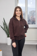 Sweatshirt 26.2856 Loopback-Strickstoff, Farbe Dunkle Schokolade, 40(XS), 42(S), 44(M)