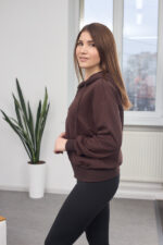 Sweatshirt 26.2856 Loopback-Strickstoff, Farbe Dunkle Schokolade, 40(XS), 42(S), 44(M) - Image 2