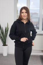 Sweatshirt 26.2856 Loopback-Strickstoff, Farbe Schwarz, 40(XS), 42(S), 44(M)