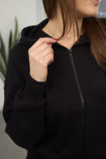 Sweatshirt 26.2856 Loopback-Strickstoff, Farbe Schwarz, 40(XS), 42(S), 44(M) - Image 3