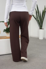 Pantaloni 26.2261 tricot dublu, culoare Ciocolata inchisa, 40(XS), 42(S), 44(M), 46(L) - Image 2