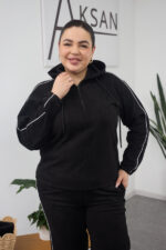 Комплект 26.2858 велур върху дайвинг, цвят Черен, 46(L), 48(XL), 50(XXL) - Image 4