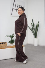 Set 26.2858 Wildleder auf Diving-Stoff, Farbe Schokolade , 46(L), 48(XL), 50(XXL) - Image 2