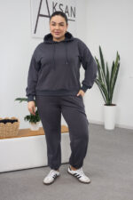 Костюм 26.2859 б Трикотаж петля, колір Графіт, 46(L)-48(XL), 50(ХХL)- 52(3XL)
