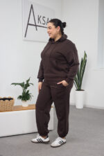 Комплект 26.2859 трикотаж петля, цвят Тъмен шоколад, 46(L)-48(XL), 50(XXL)- 52(3XL) - Image 2