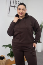 Комплект 26.2859 трикотаж петля, цвят Тъмен шоколад, 46(L)-48(XL), 50(XXL)- 52(3XL) - Image 4