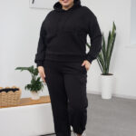 Комплект 26.2859 трикотаж петля, цвят Черен, 46(L)-48(XL), 50(XXL)- 52(3XL)