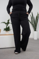 Панталони 26.2261 двуконечен трикотаж, цвят Черен, 48(XL), 50(XXL), 52(3XL)