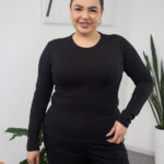 Langarmshirt 26.2613 Supreme-Strick, Farbe Schwarz, 48(XL), 50(XXL), 52(3XL)