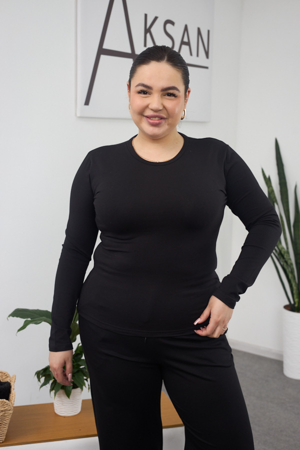 sera6587.jpg Лонгслів 26.2613 б Супрем, колір Чорний, 48(XL), 50(ХХL), 52(3XL) - Зображення 1