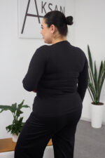 Лонгслів 26.2613 б Супрем, колір Чорний, 48(XL), 50(ХХL), 52(3XL) - Зображення 2