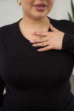 Лонгслів 26.2613 б Супрем, колір Чорний, 48(XL), 50(ХХL), 52(3XL) - Зображення 3