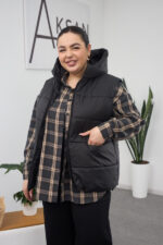 Жилетка 26.2857 б Плащівка Лаке, колір Чорний, 46(L), 48(XL), 50(ХХL) - Зображення 4
