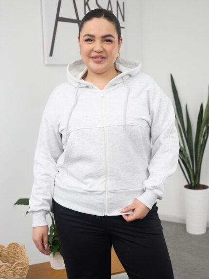 Кофта 26.2856 б Трикотаж петля, колір Меланж, 46(L), 48(XL), 50(ХХL)