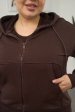 Bluză 26.2856 tricot buclat, culoare Ciocolata inchisa, 46(L), 48(XL), 50(XXL) - Image 3