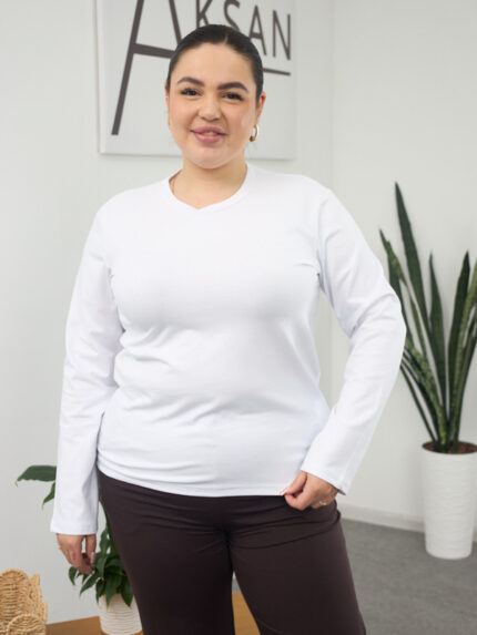 Лонгслів 26.2623 б Супрем, колір Білий, 46(L)-48(XL), 50(ХХL)- 52(3XL)