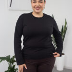Блуза с дълъг ръкав 26.2623 супрем, цвят Черен, 46(L)-48(XL), 50(XXL)- 52(3XL)