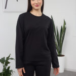 Langarmshirt 26.2623 Supreme-Strick, Farbe Schwarz, 40(XS) - 42(S), 44(M) - 46(L)