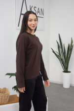 Langarmshirt 26.2623 Supreme-Strick, Farbe Dunkle Schokolade, 40(XS) - 42(S), 44(M) - 46(L) - Image 2