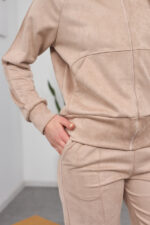 Set 26.2894 piele întoarsă pe diving, culoare Latte deschis, 44(M), 46(L), 48(XL) - Image 5