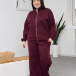 Komplet 26.2886 interlock, kolor Burgundowy, 46(L), 48(XL), 50(XXL)