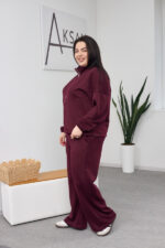 Костюм 26.2886 б Інтерлок, колір Бургунді, 46(L), 48(XL), 50(ХХL) - Зображення 3