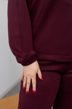 Костюм 26.2886 б Інтерлок, колір Бургунді, 46(L), 48(XL), 50(ХХL) - Зображення 5