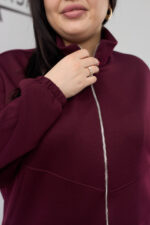 Костюм 26.2886 б Інтерлок, колір Бургунді, 46(L), 48(XL), 50(ХХL) - Зображення 4