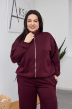 Костюм 26.2886 б Інтерлок, колір Бургунді, 46(L), 48(XL), 50(ХХL) - Зображення 6