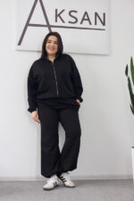Komplet 26.2886 interlock, kolor Czarny, 46(L), 48(XL), 50(XXL)