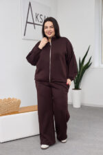 Set 26.2886 interlock, culoare Ciocolata inchisa, 46(L), 48(XL), 50(XXL)