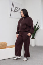 Set 26.2886 interlock, culoare Ciocolata inchisa, 46(L), 48(XL), 50(XXL) - Image 3