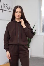 Комплект 26.2891 костюмна лакоста, цвят Тъмен шоколад, 42(S), 44(M), 46(L) - Image 4